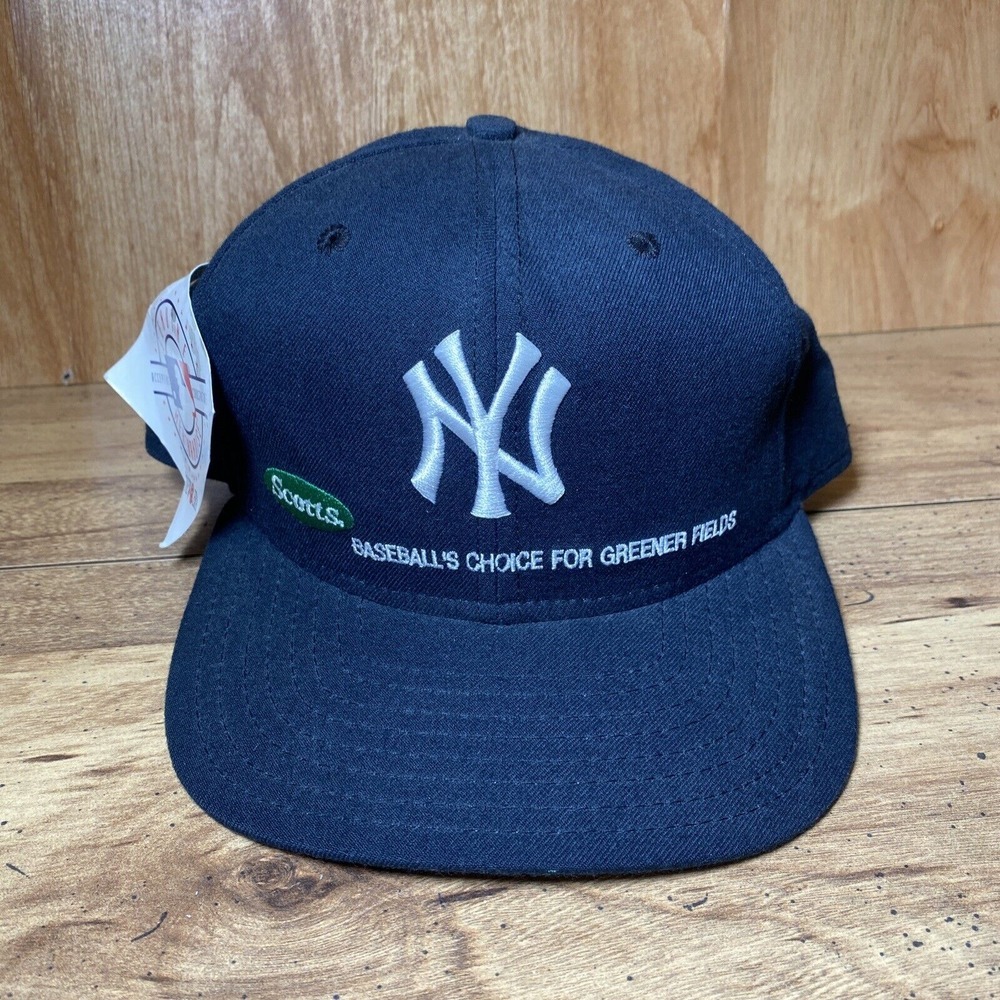Vintage NY Yankees / Scotts Lawn Care Baseball‎ Hat NOS Snapback New Era Genuine